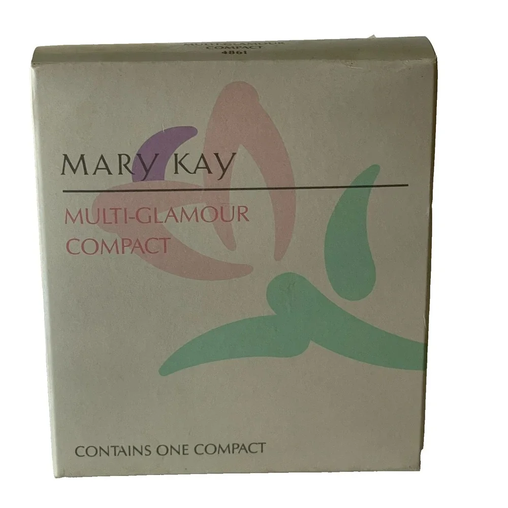 Mary Kay Multi-Glamour Compact Pink Case With‎ Mirror NOS *READ
